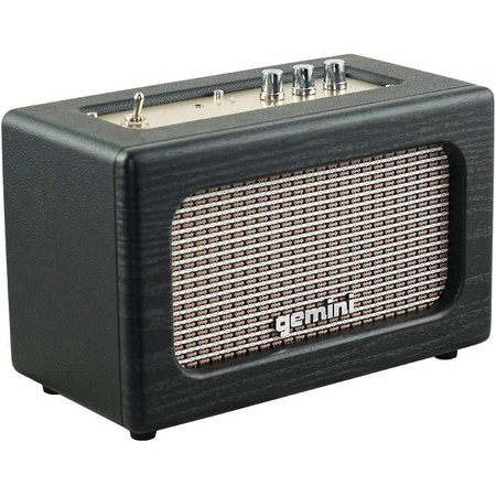 GEMINI Portable Battery Powered Speaker, Bass and Treble Control, AUX Input, 2x 3 woofer GTR-100